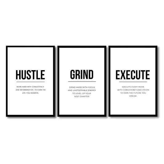 Grind, Hustle & Execute Trio