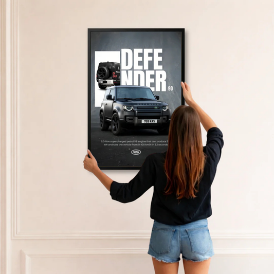 Defender 90 – Matte Black Muscle